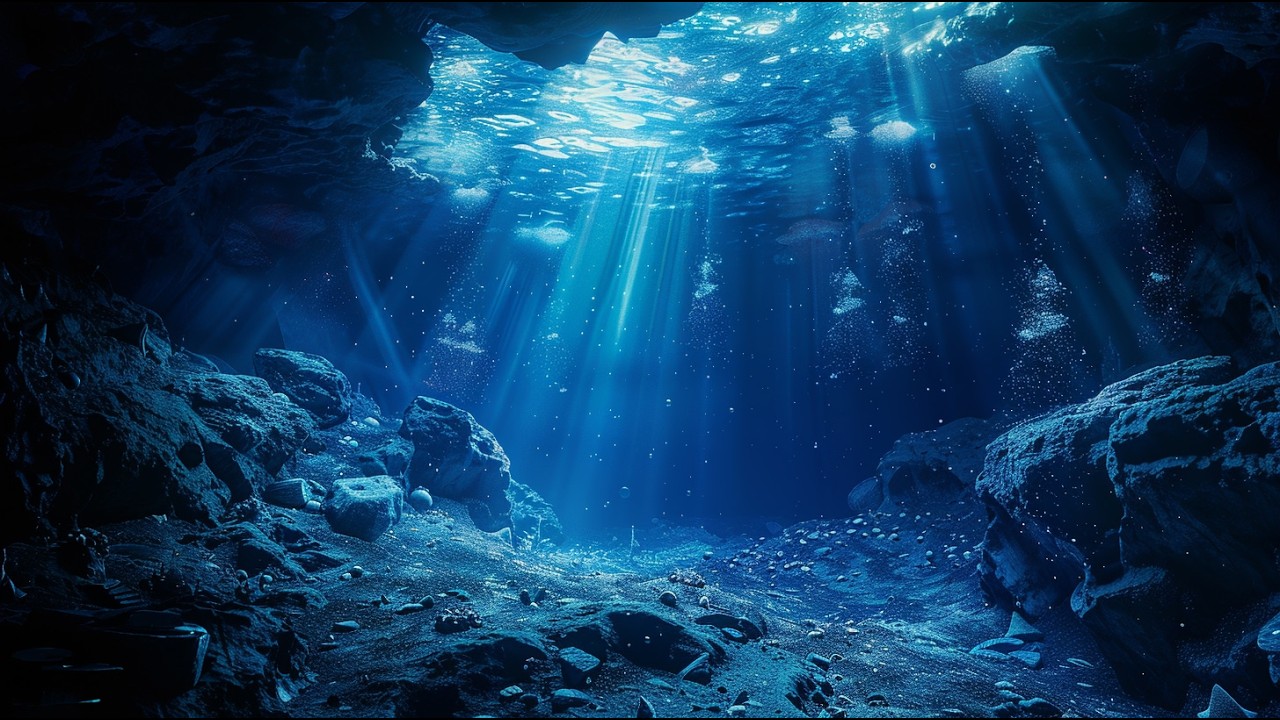 Ocean Ambient Music for Studying | Underwater Cave Echo [Shiumy #32]