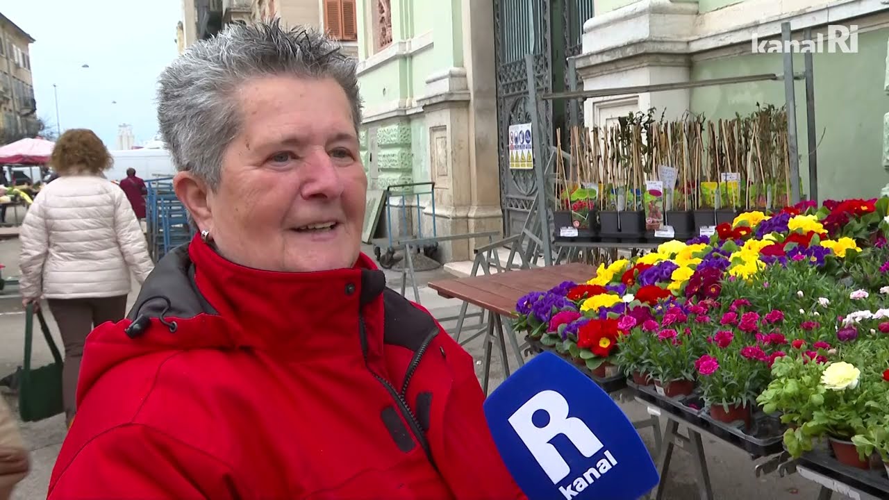 Proljeće je stiglo na riječku tržnicu 