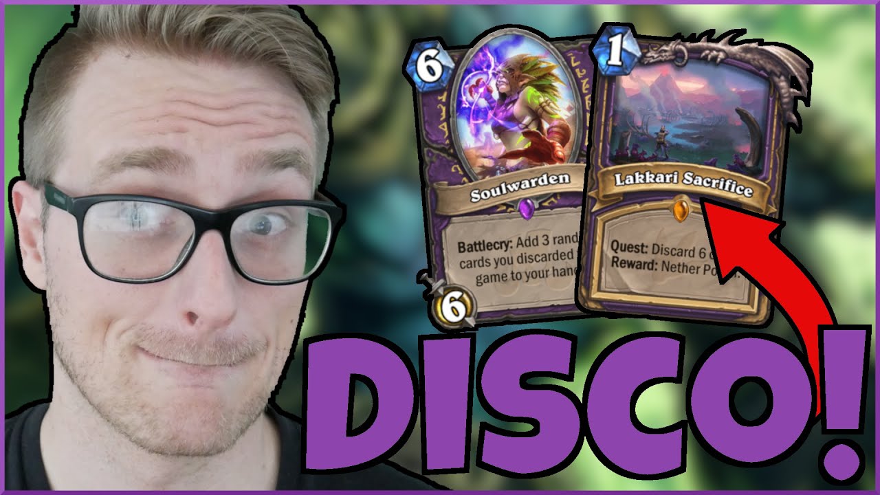 DISCO isn't DEAD Yet? (Quest Discard Warlock) | Descent of Dragons | Wild Hearthstone