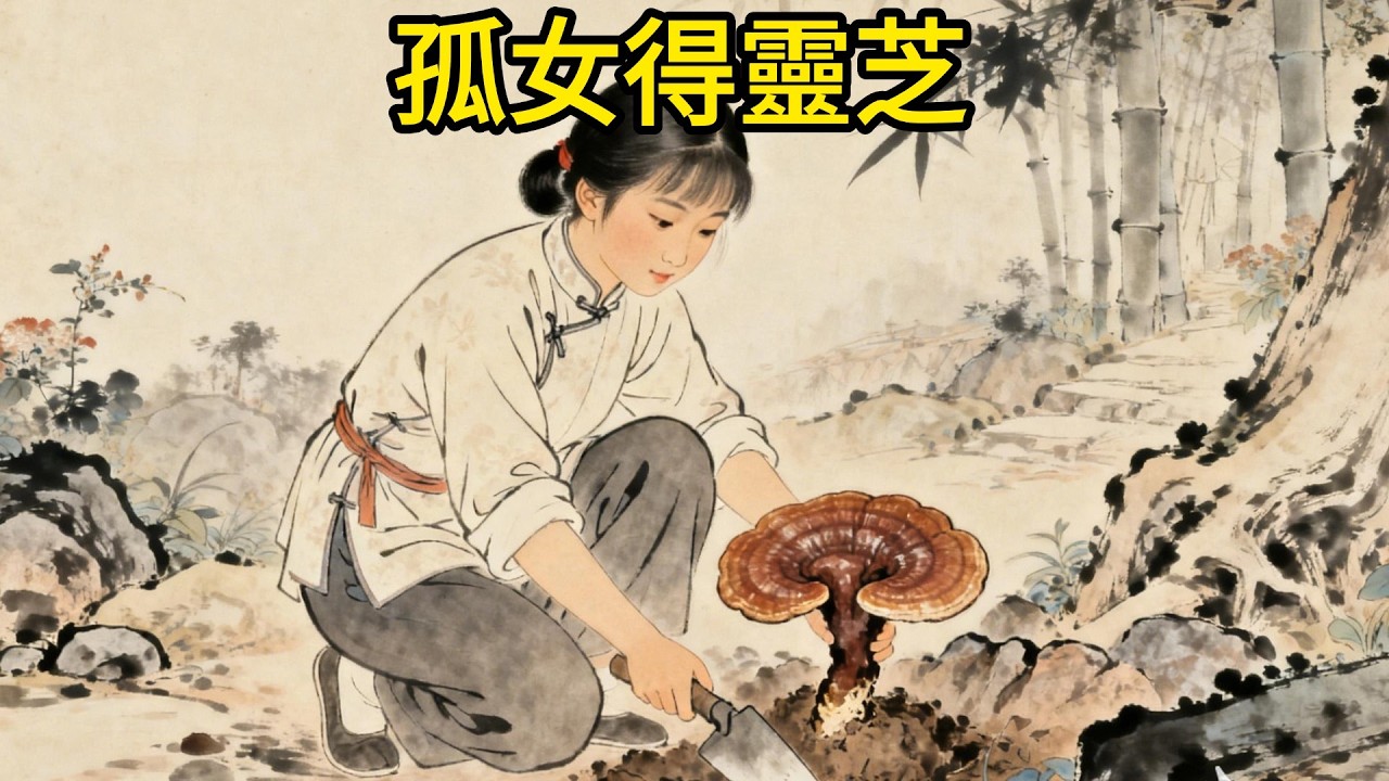 狠心叔伯搶光家產，孤女只分到一片亂石崗！誰料10年後挖出千年靈芝，一夜富甲全鄉！#民間故事 #故事頻道 #感人故事 #情感
