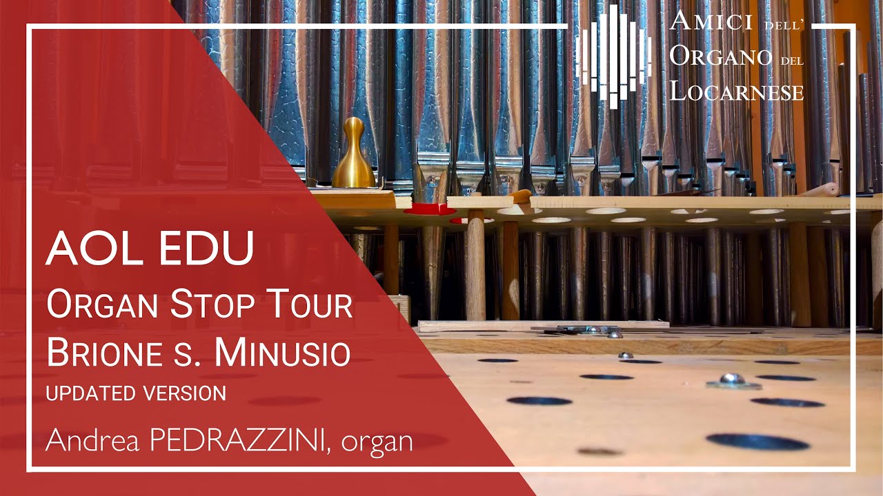 Demonstration & Stop Tour of the Colzani Organ in Brione s. M. (2020) - Andrea Pedrazzini | AOL EDU