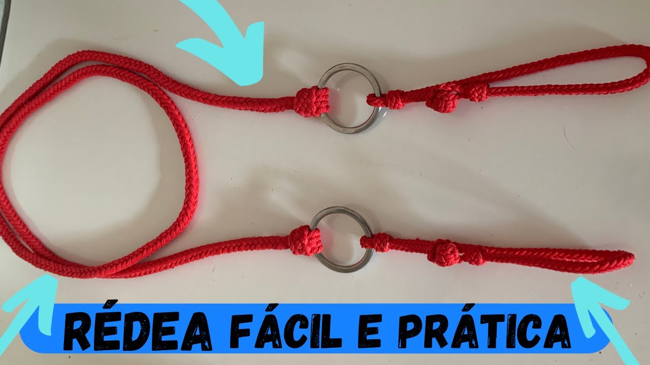 Como fazer uma rédea trançada ? [passo a passo]