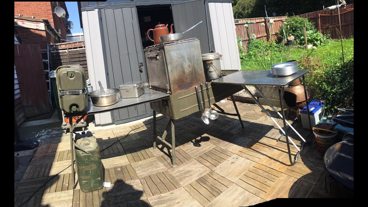 British Army No.5 Stove -  setting up & lighting