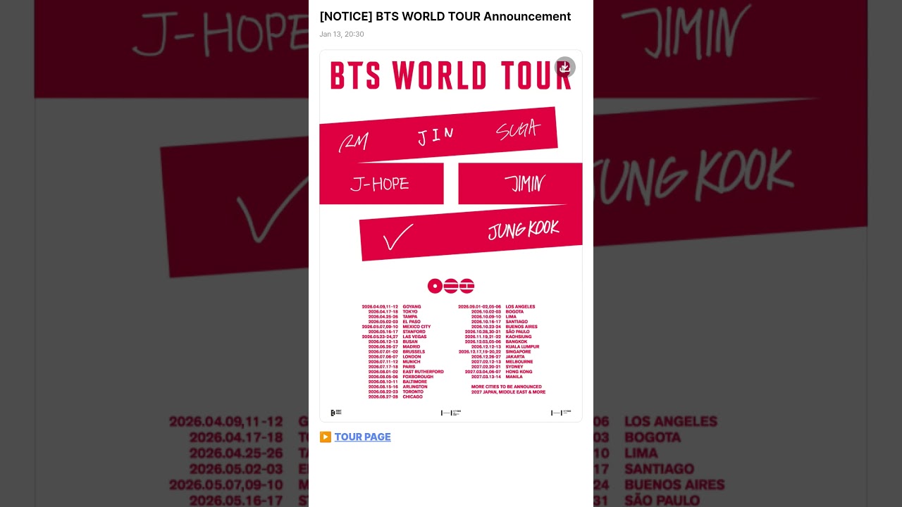 #btsworldtour