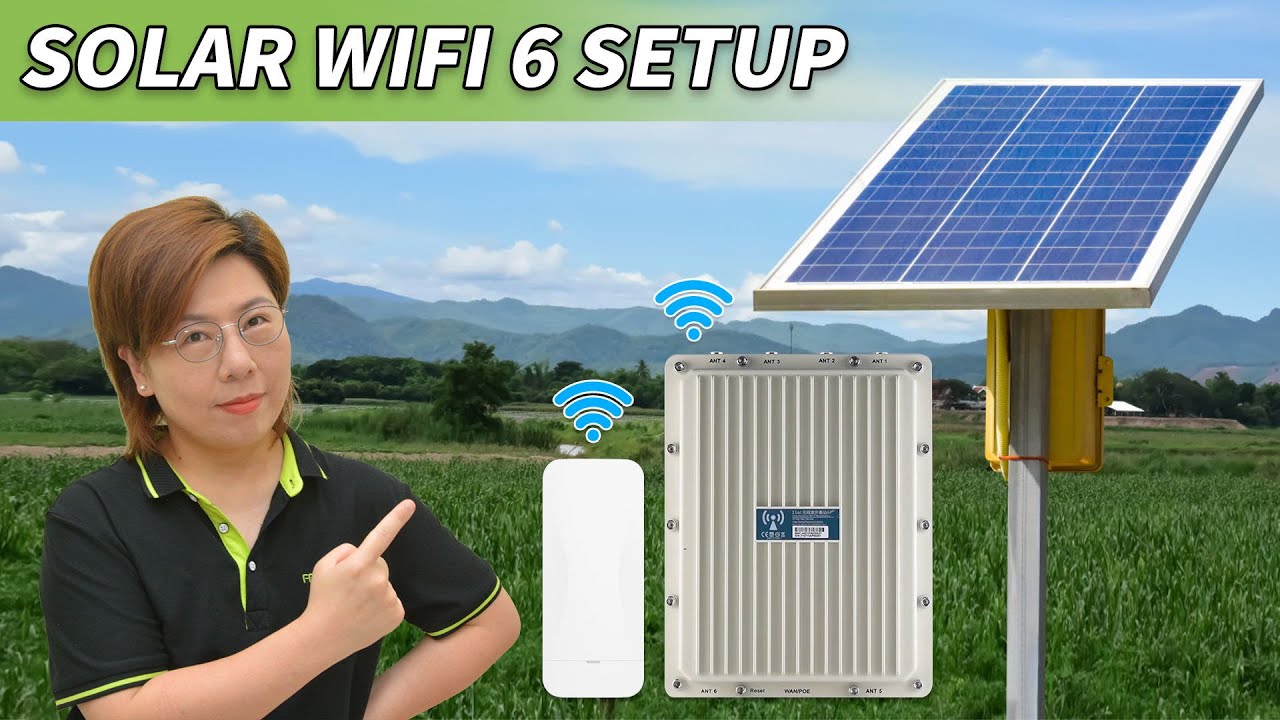 Integrating Solar Power with Outdoor WiFi 6 Networks