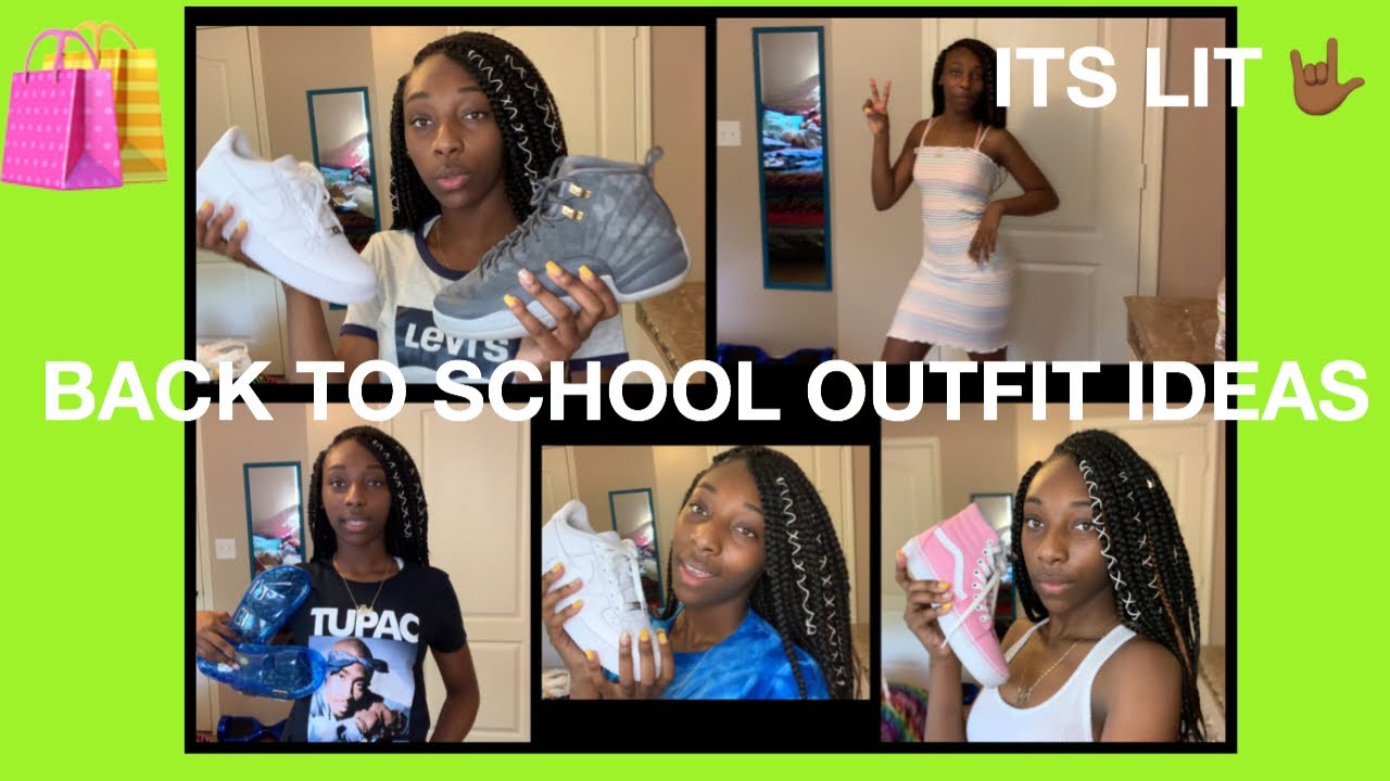 5 BACK TO SCHOOL OUTFIT IDEAS/ HIGH SCHOOL LOOKBOOK 💗🛍