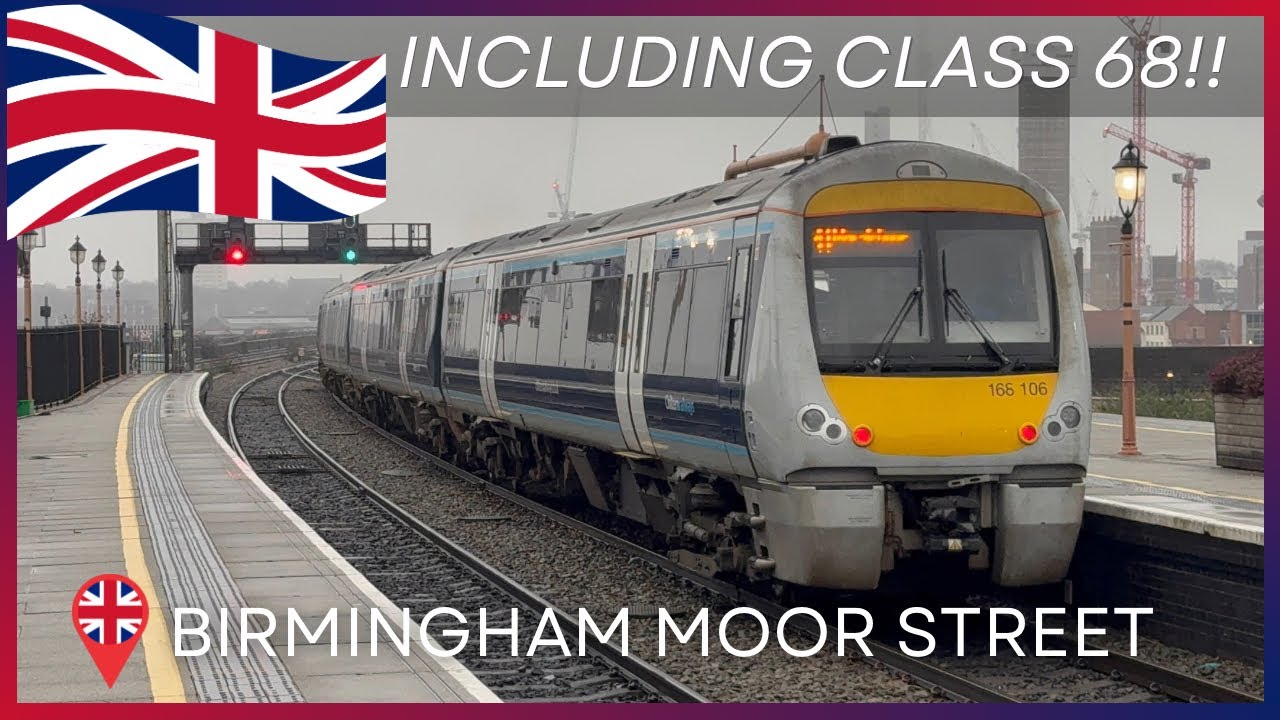 Trains at Birmingham Moor Street | 🇬🇧 CML (19/01/26)