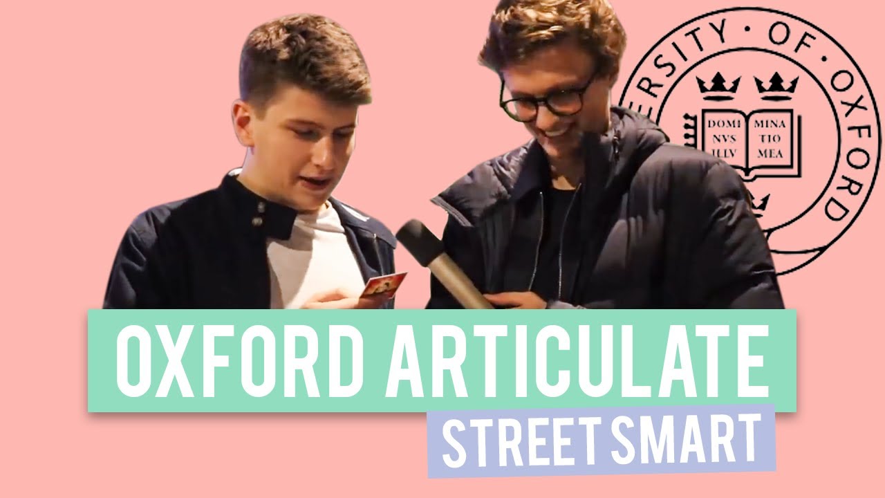 Articulate at Oxford University | StreetSmart