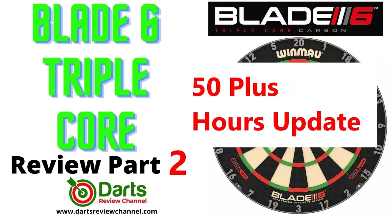 Обновление обзора Winmau Blade 6 Triple Core Carbon после более чем 50 часов использования