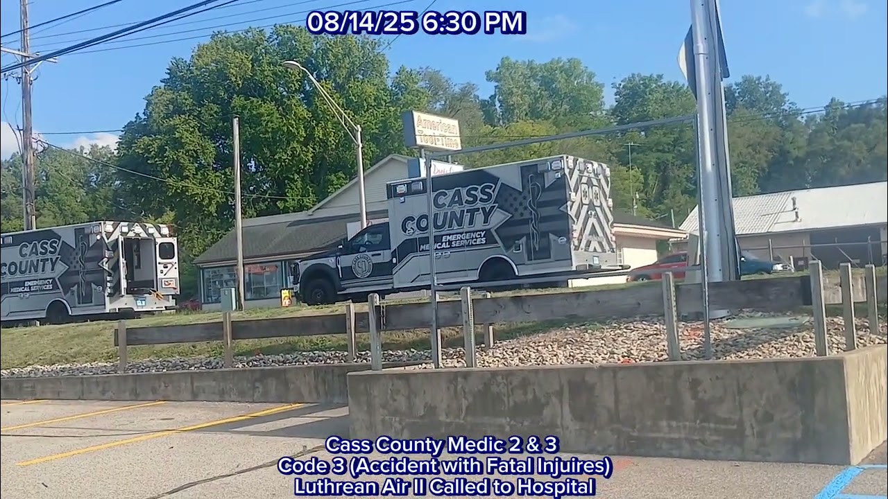 Cass County EMS Code 3 to Accident