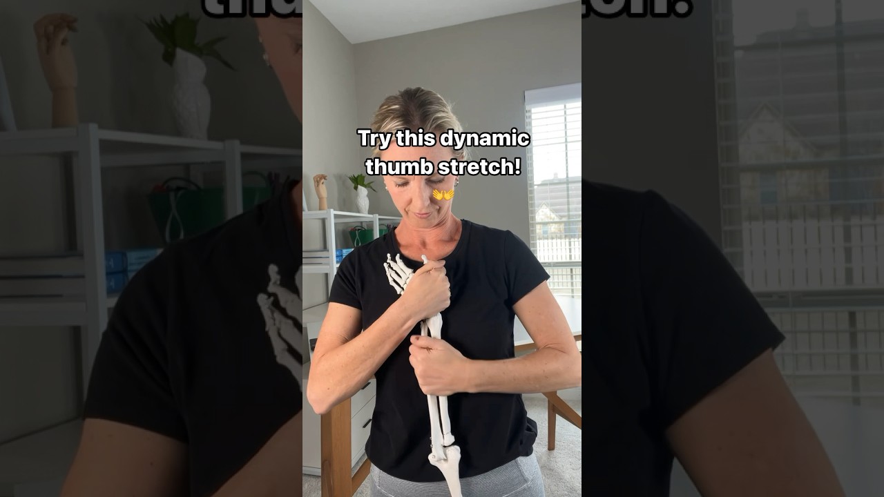 👍 Try this DYNAMIC Thumb Stretch to Reduce Thumb Pain 🔥