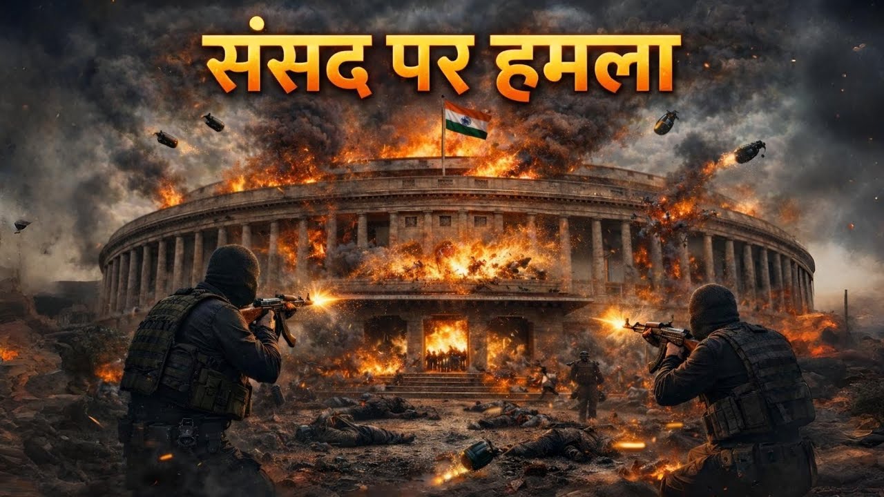 45 Minutes That Shocked INDIA 😮 | PARLIAMENT Attack 2001 संसद पर आतंकी हमला – 2D ANIMATION