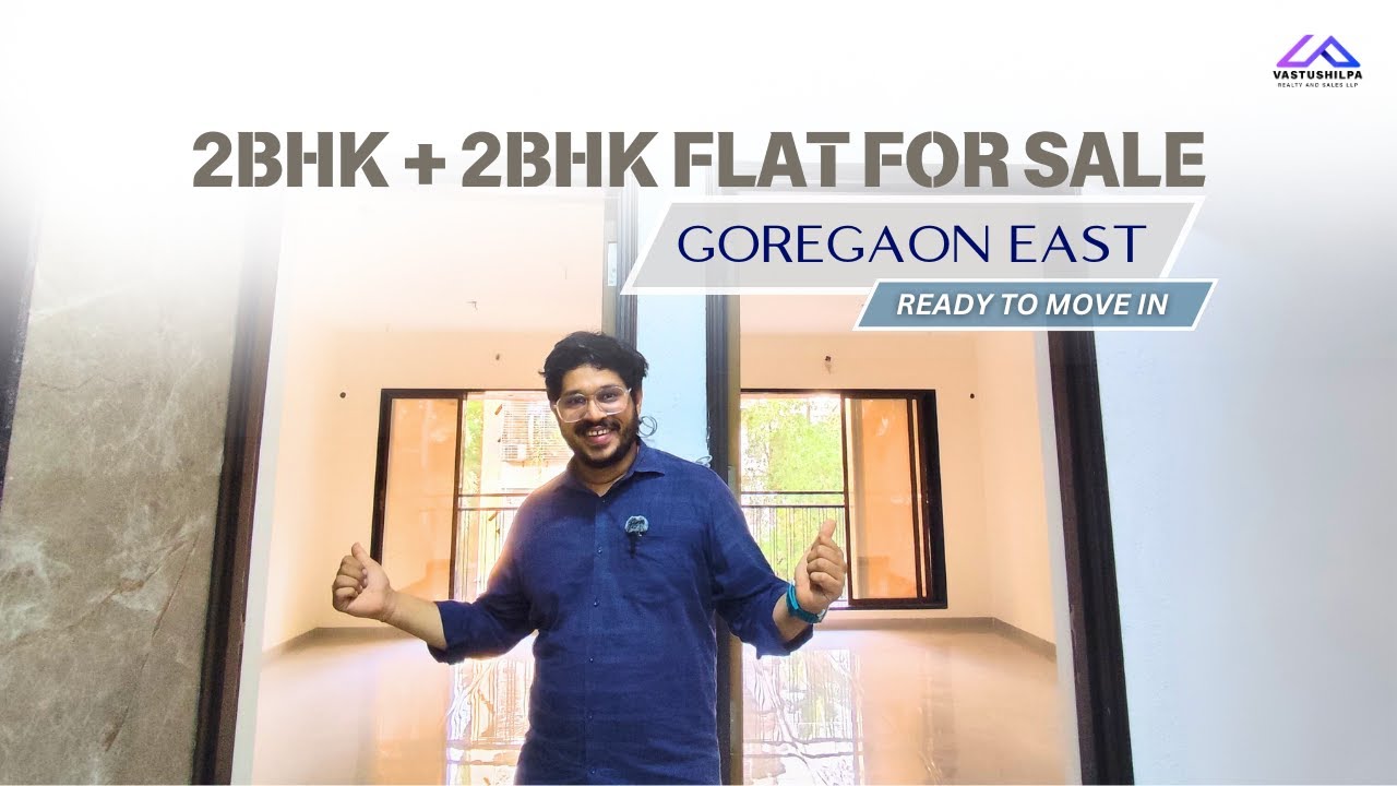 2BHK +2BHK FLAT FOR SALE IN GOREGAON EAST | NEAR STATION | GOREGAON #property #propertyinvestment