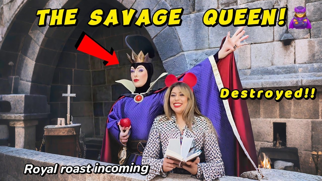 Evil Queen Doesn’t Take Compliments.. (Here's why...)#evilqueen #disneyland #snowwhite