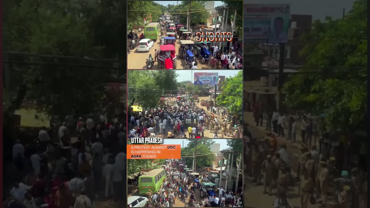 Protest in Uttar Pradesh on UGC #shorts
