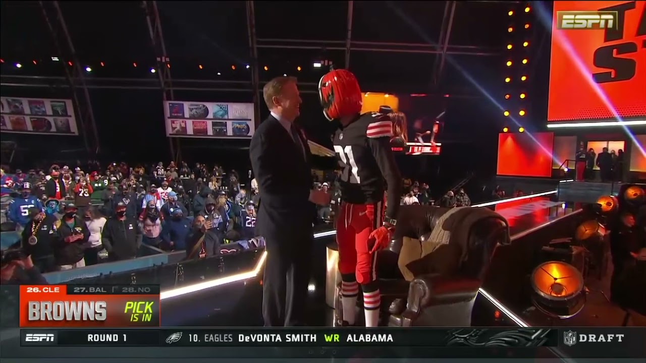 Browns Draft Greg Newsome II with the 26th Overall Pick | 2021 NFL Draft Highlights