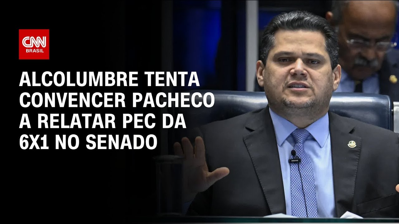 Fim da 6x1: Alcolumbre tenta convencer Pacheco a relatar PEC no Senado | CNN PRIME TIME