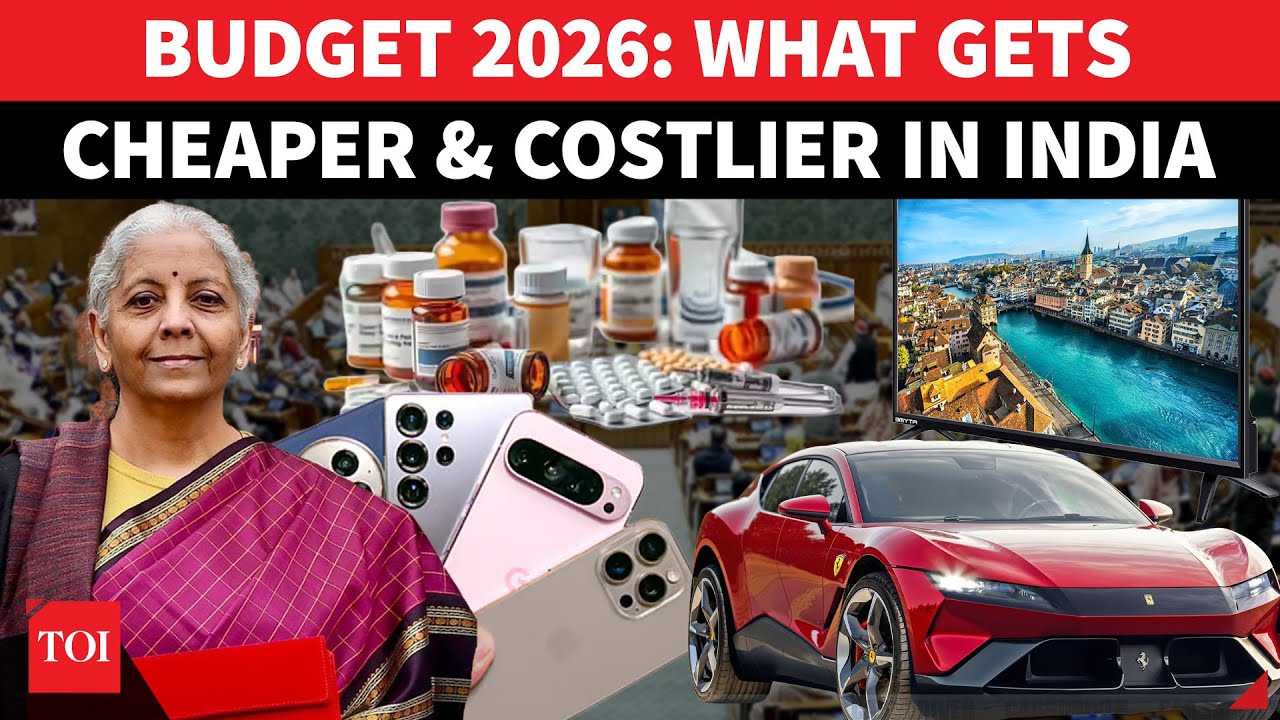 Budget 2026 Price Alert: Full List Of Items That Got Cheaper & What Got Costlier | India | Watch