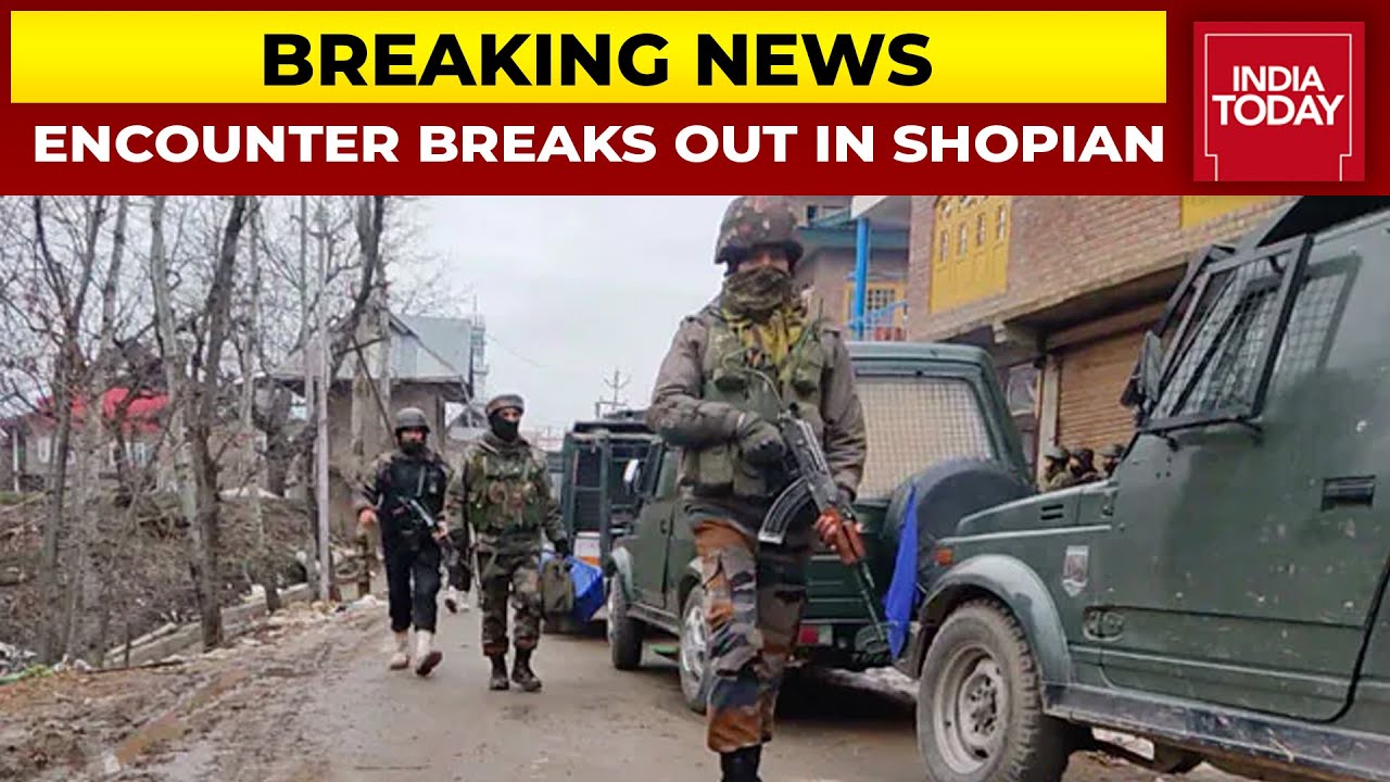 Encounter Breaks Out In Jammu & Kashmir's Shopian, 1 Terrorist Neutralized | Breaking News