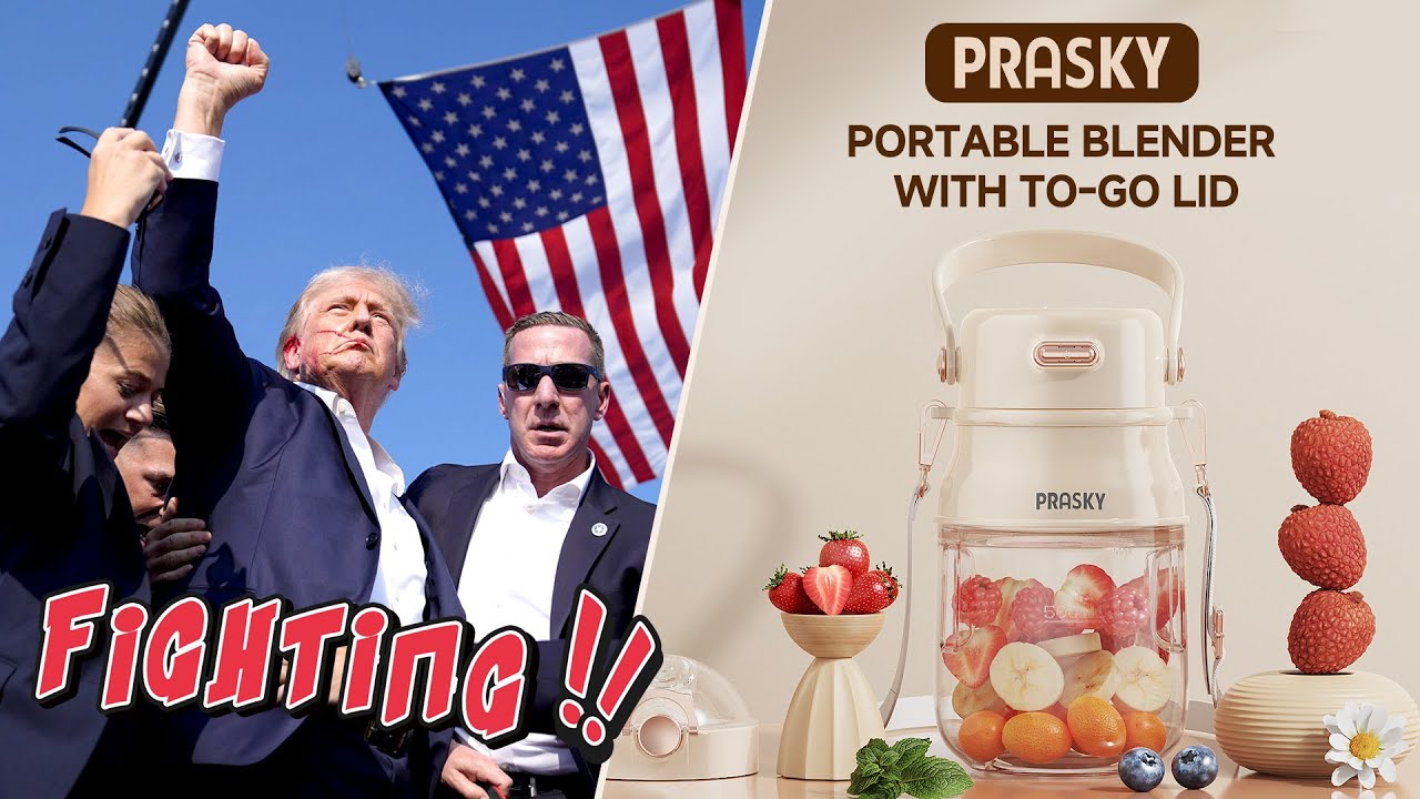 Portable Personal Blender+#donaldtrumpnews  #trump #trumpnews  news #kitchen  #blender +PRASKY