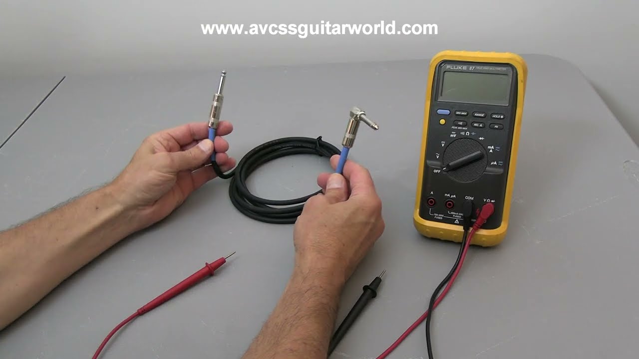 How to Test a Guitar or Bass Cable with a Multimeter