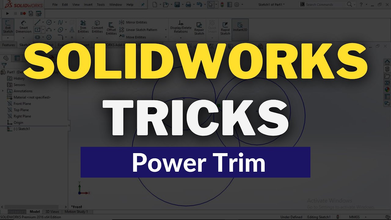 SolidWorks Tips and Tricks 2024| Power Trim
