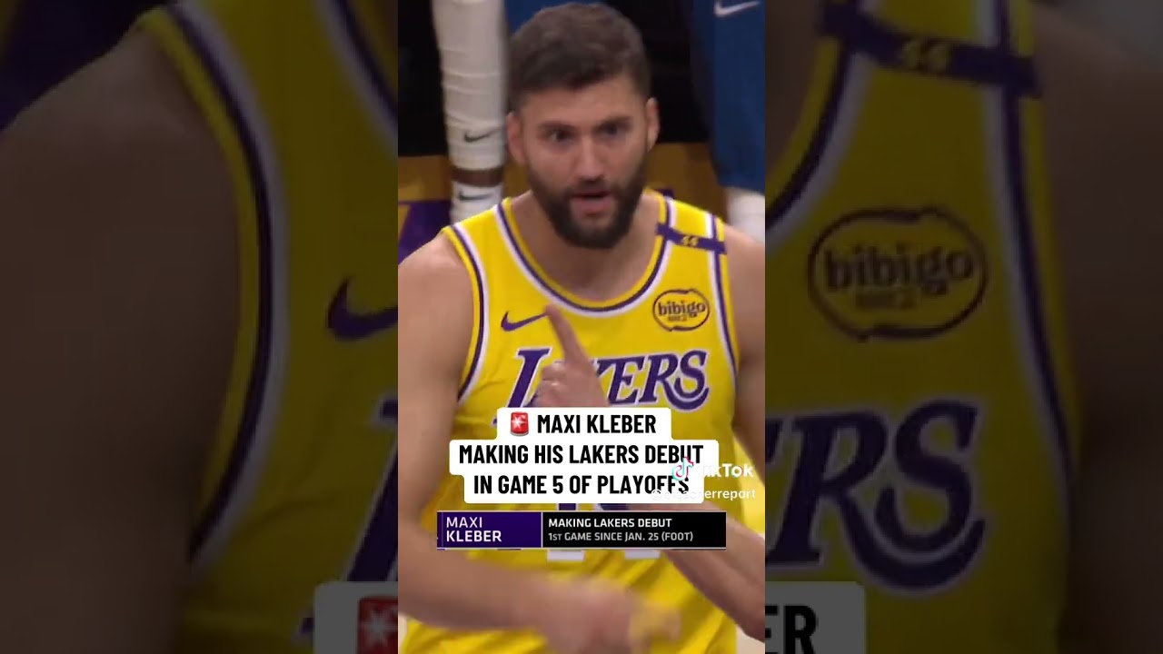 Maxi  Kleber Debut for the Lakers💪🏀‼️ #foryou #youtube #world #new #basketball #nba#shorts #explore