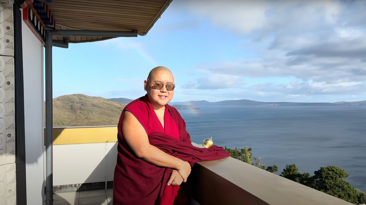 H.E. Ling Rinpoche Visits Dzogchen Beara-Rigpa in Ireland