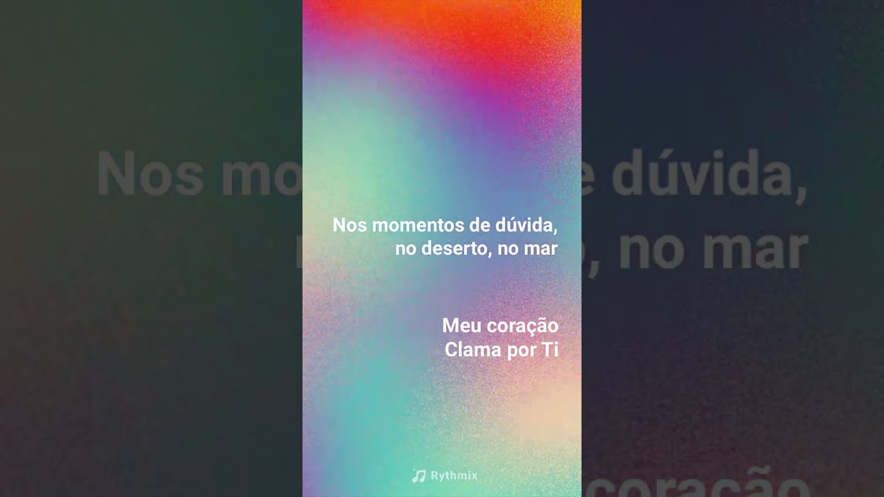Meu coração Clama por Ti