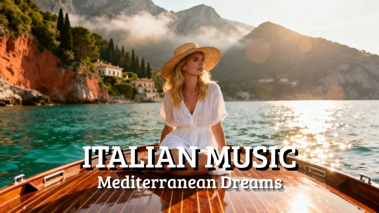 Italy Coastal Ambience 🎶 Mediterranean Music for 2+ Hours Amalfi Coast Relaxation