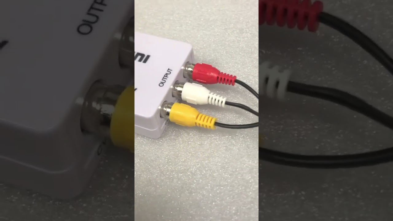 Conversor de HDMI para AV RCA