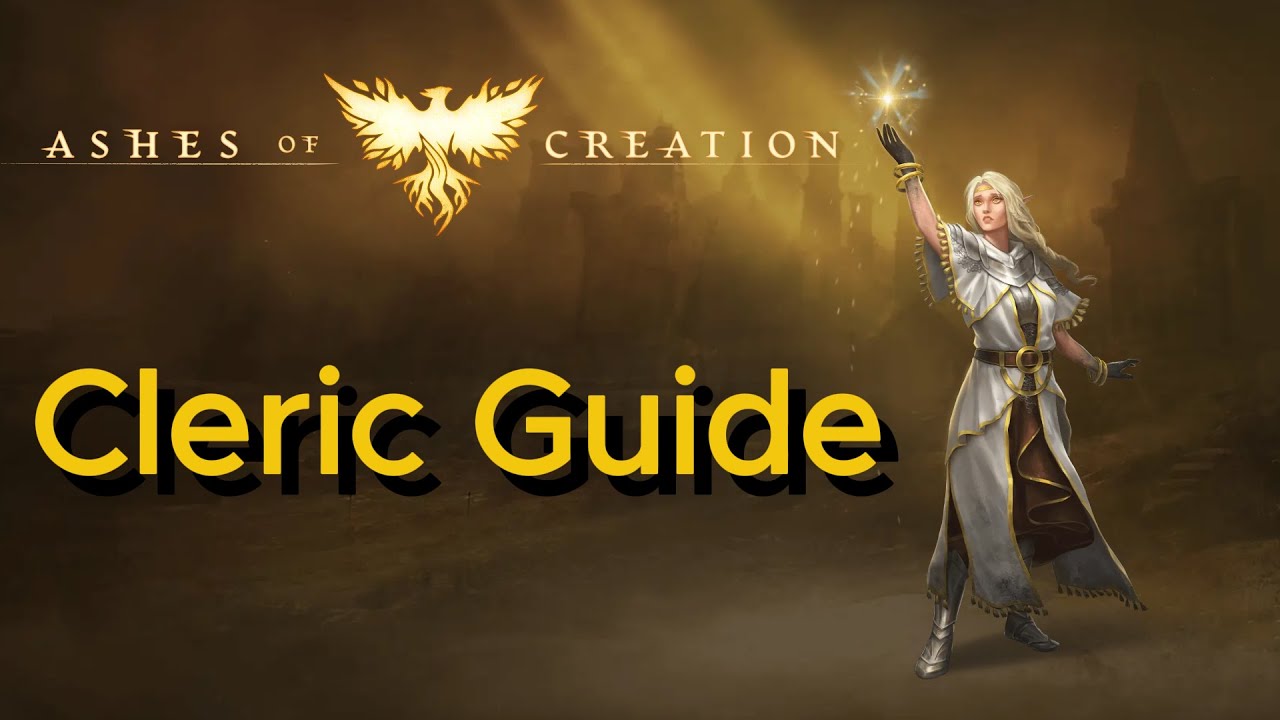 Cleric Deep Dive - Ashes of Creation - Skill tree, Rotations, Stat prio & more!