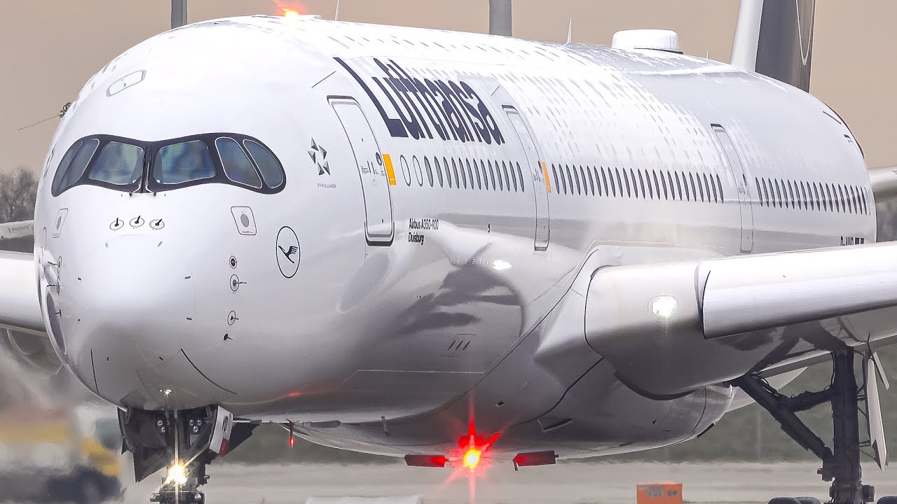 4K AMAZING TAKEOFF and LANDING at MUNICH AIRPORT | PLANESPOTTING at MUC A380 A350 787 777