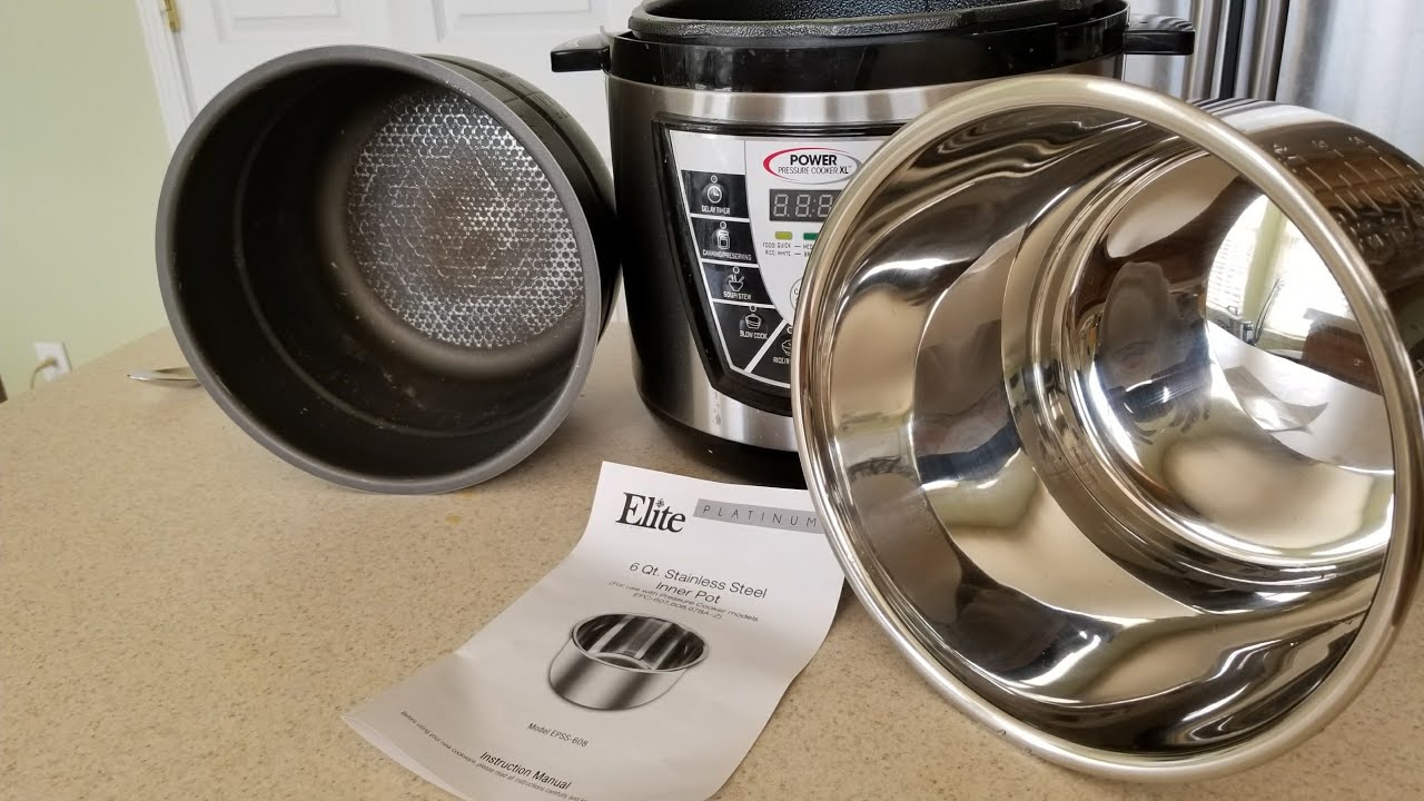 Power Pressure Cooker XL replacement 6qt stainless inner pot