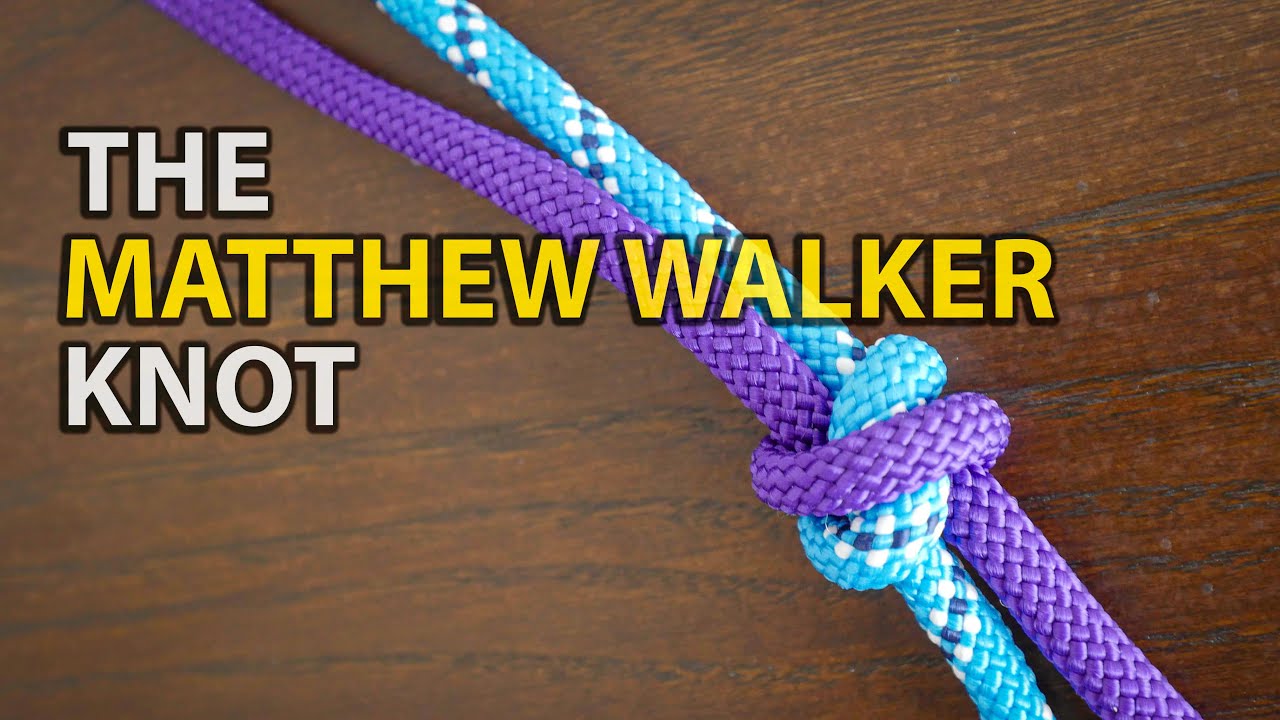 How to tie the Matthew Walker Knot (Two Strand) Tutorial