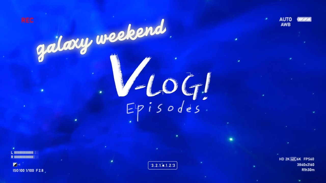 우주컨셉이었는데 망한 v-log