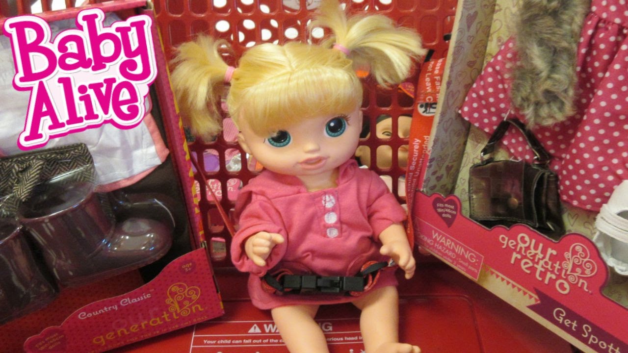 BABY ALIVE Outing To Target With Erin!