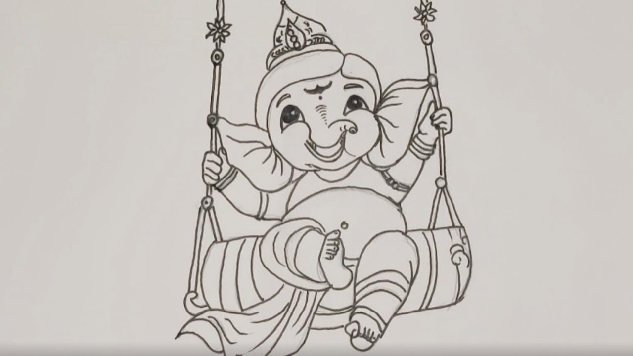 Lord Ganesha Drawing|Ganesha story #art #drawing #shortvideo  #story 