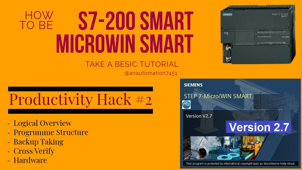S7 200 SMART OVERVIEW | MICROWIN SMART