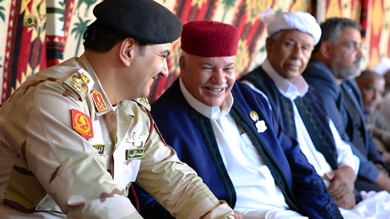 زيارة الفريق أول ركن صدام حفتر، نائب القائد العام للقوات المسلحة إلى الجغبوب ولقائه مشايخ المنطقة.