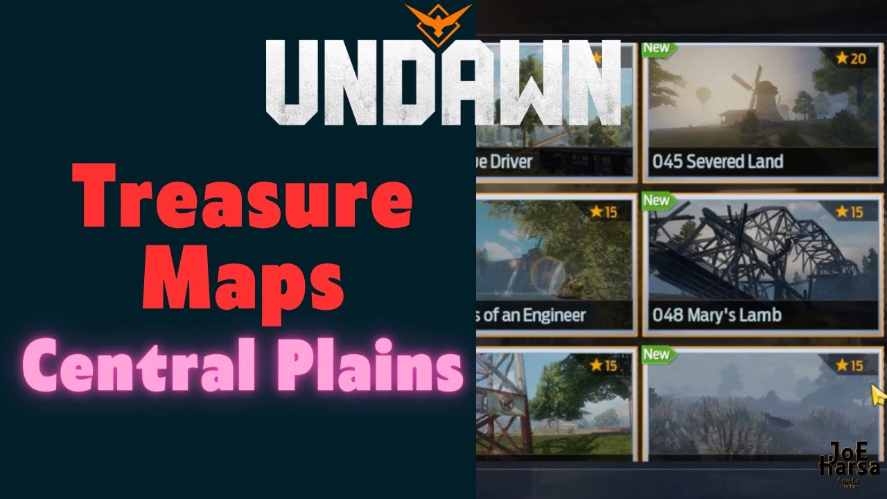 Treasure Maps Central Plains Undawn Guide