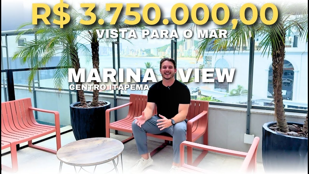 Conheça o apartamento perfeito em Itapema - SC | Vista para o mar e lazer completo! Marina View
