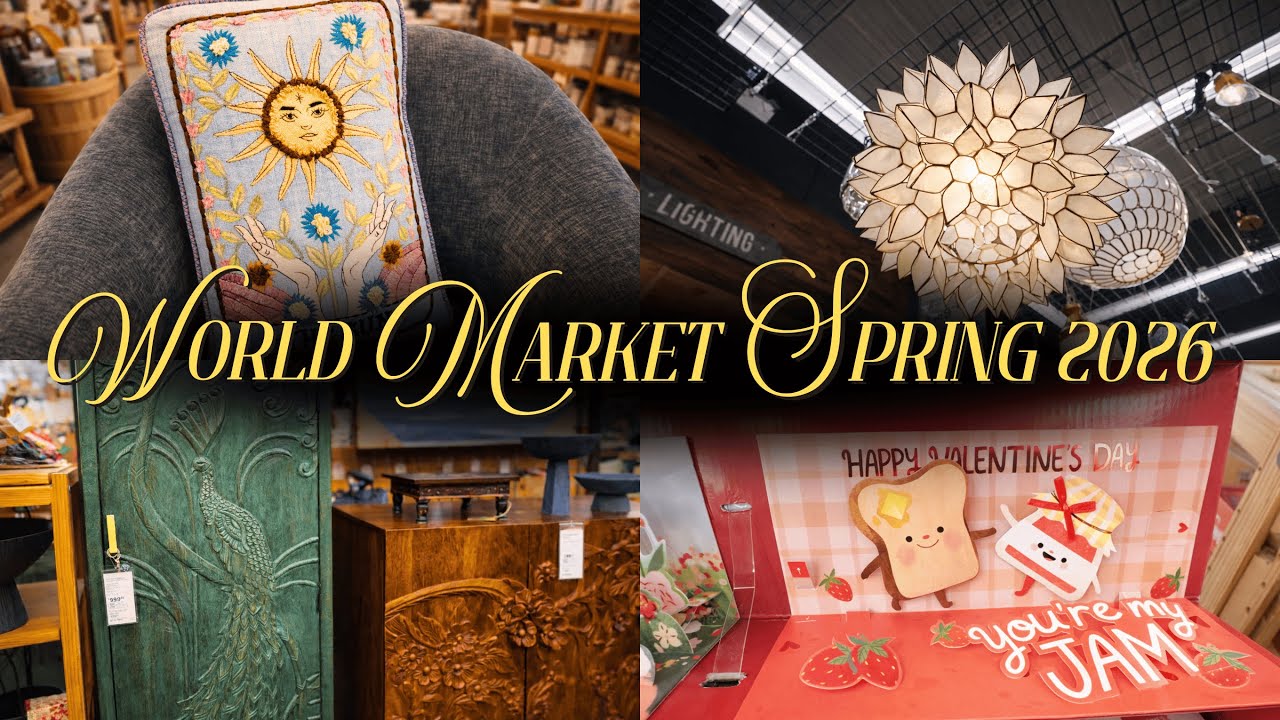 🌸 NEW Spring Home Decor at World Market | Shop With Me