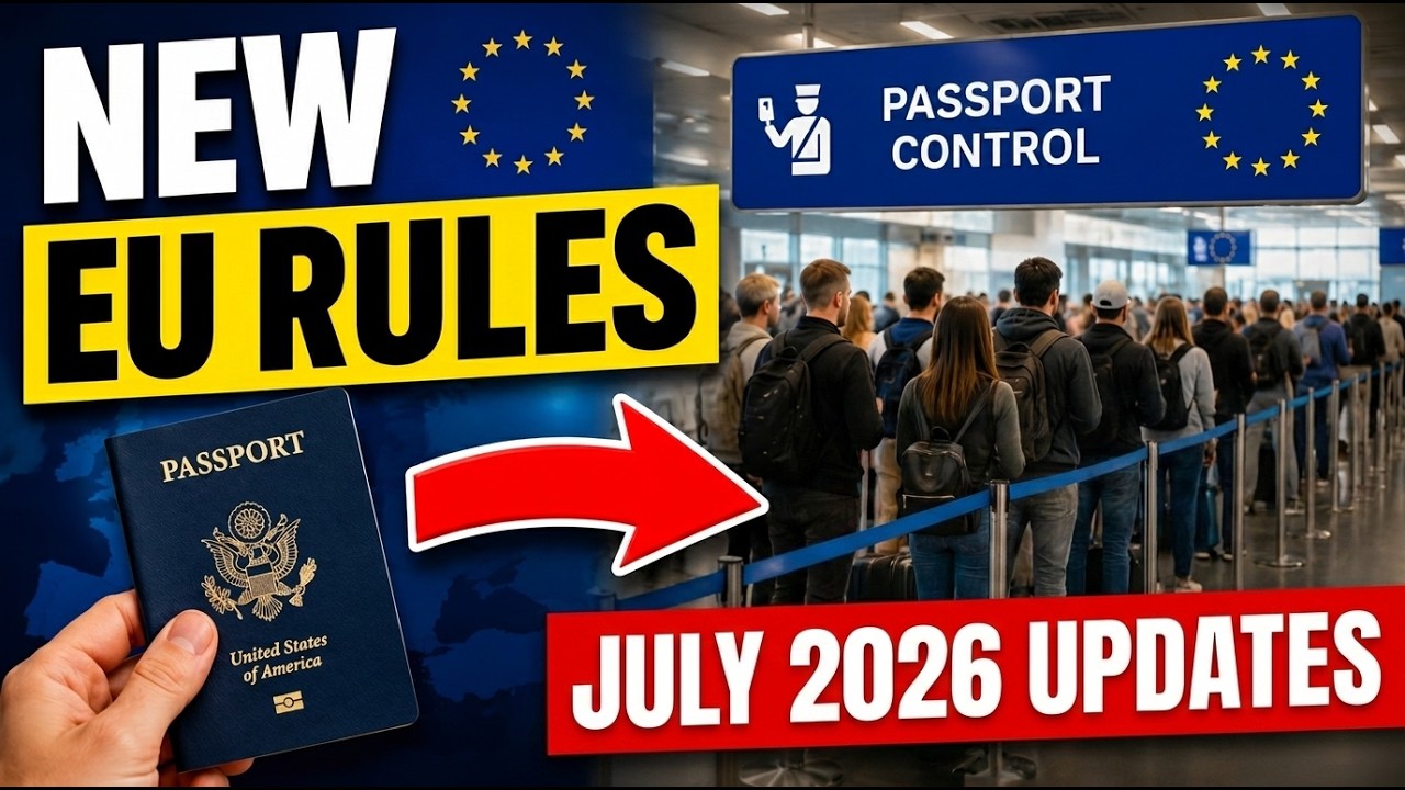 Europe's NEW Entry Rules Are Here... Could They Make You Miss Your Flight?
