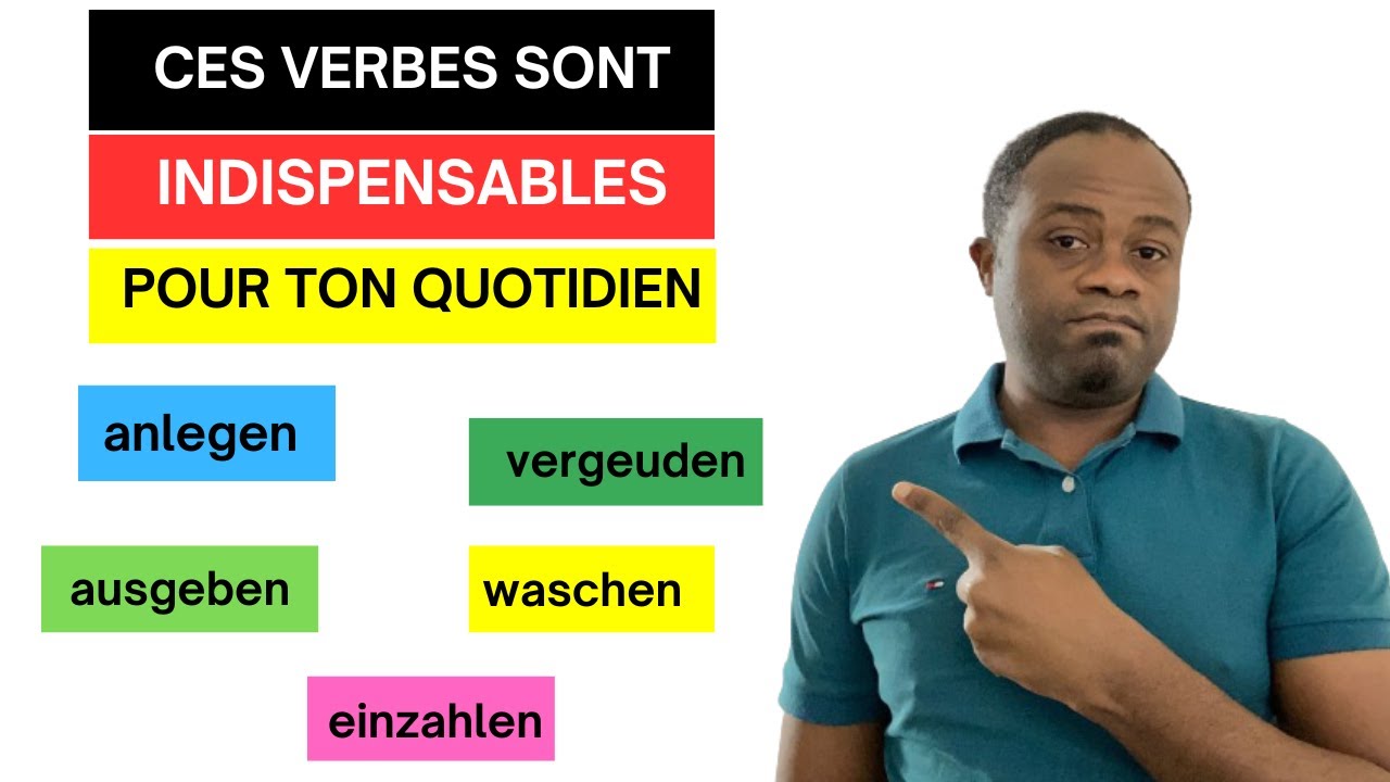 15 Verbes que tu peux utiliser avec le mot 