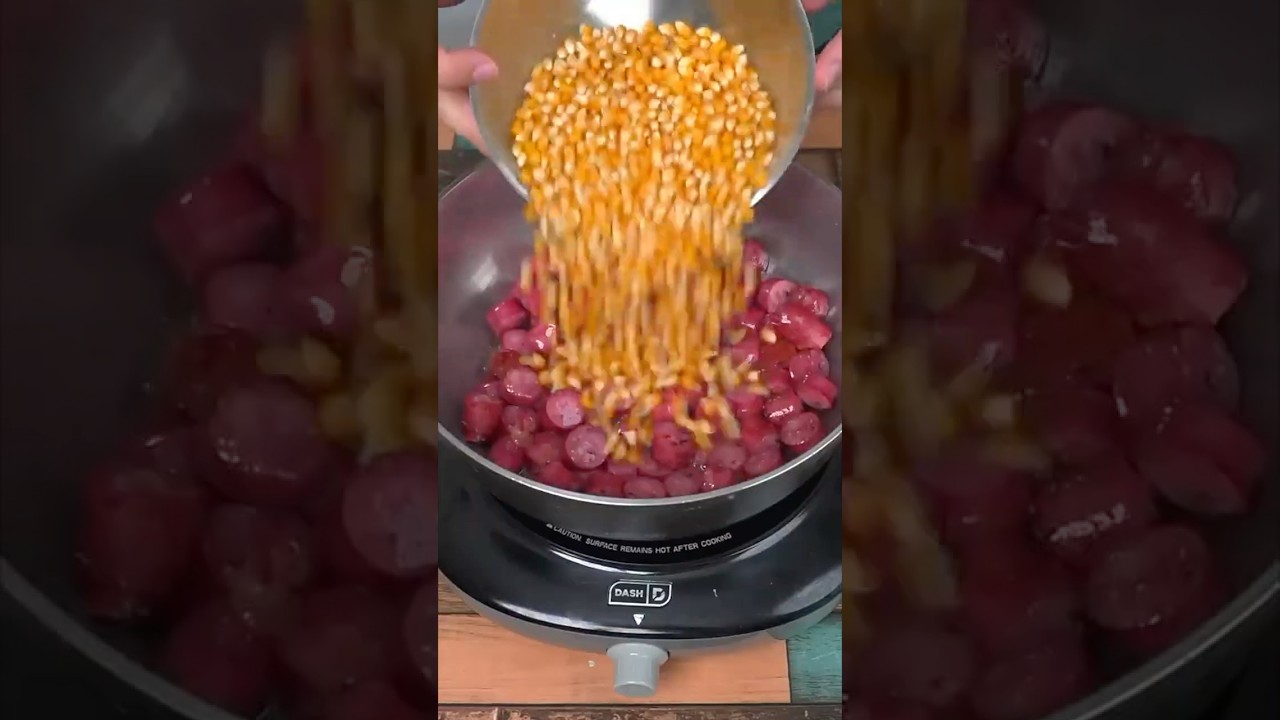 Sausage popcorn from @SabrososTasty