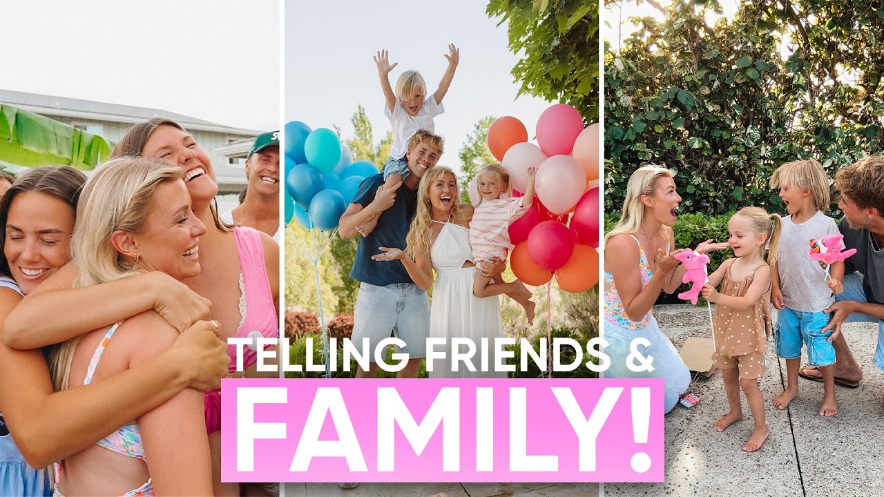 Telling our kids, friends, and family the gender of our baby