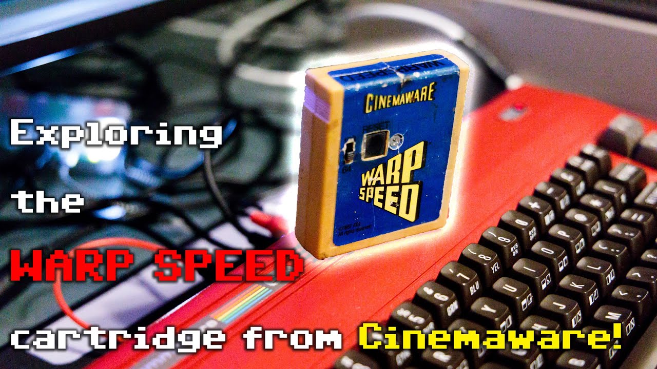Exploring the WARP SPEED Commodore 64 cartridge from Cinemaware!