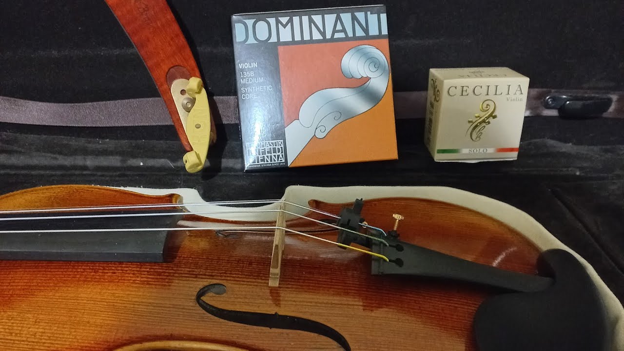 Cordas Thomastik Dominant, excelente escolha para meu Violino Di Pietro !