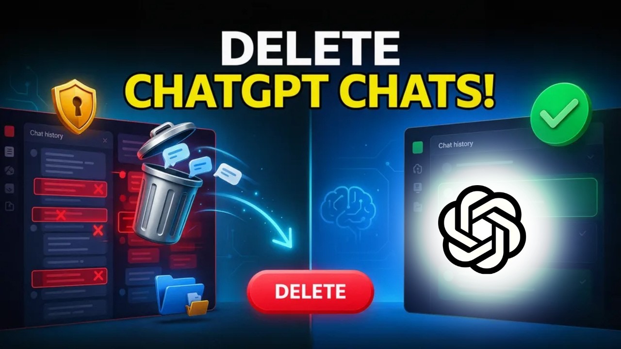 Как удалить диалоги в ChatGPT | Удаление истории чатов и очистка переписки